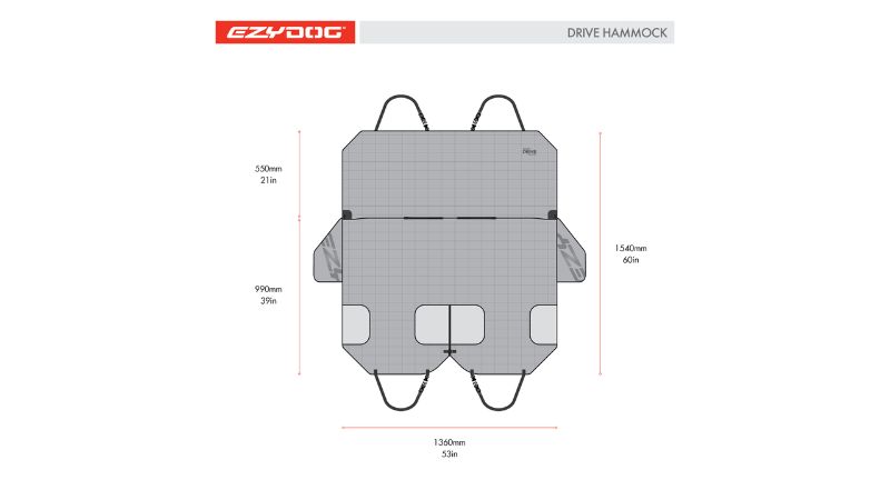 Dog Car Hammock - ED Drive Hammock Car Seat Cover