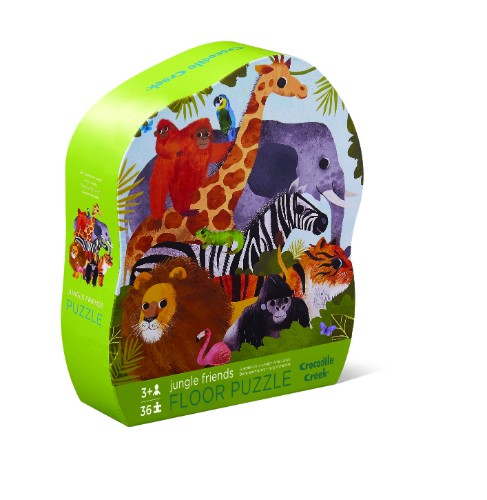Croc Creek Shaped Box Puzzle - Jungle Friends (36PC)