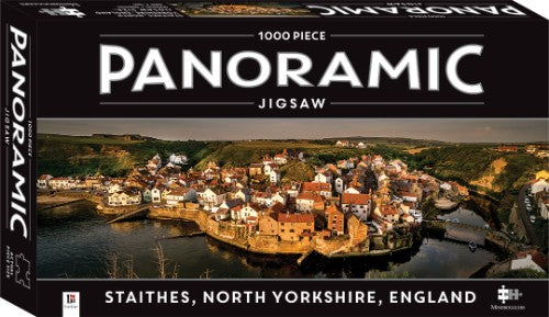 Mindbogglers Panoramic 1000 Piece Jigsaw Puzzle - Straithes Village, England