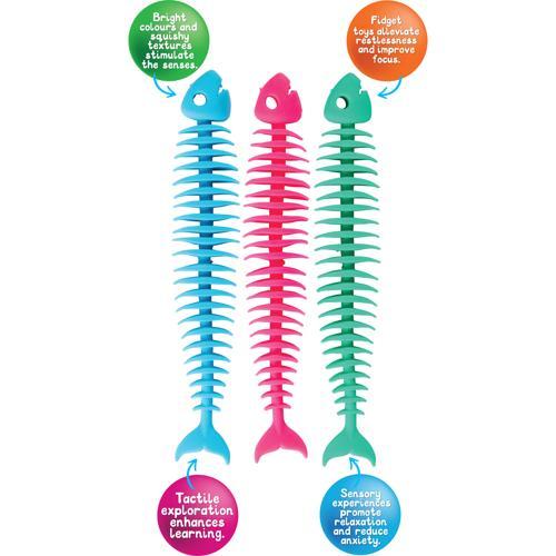 Sensory Sprouts Fidget Fish Set of 3