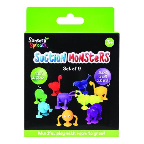 Sensory Sprouts Suction Monsters Set of 9