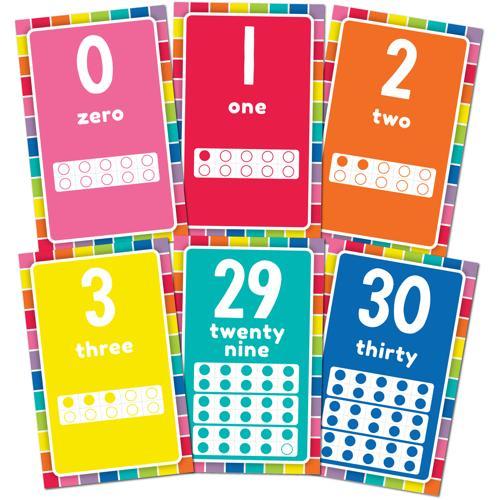 LCBF Giggle & Grow Number Cards Bulletin Board Set