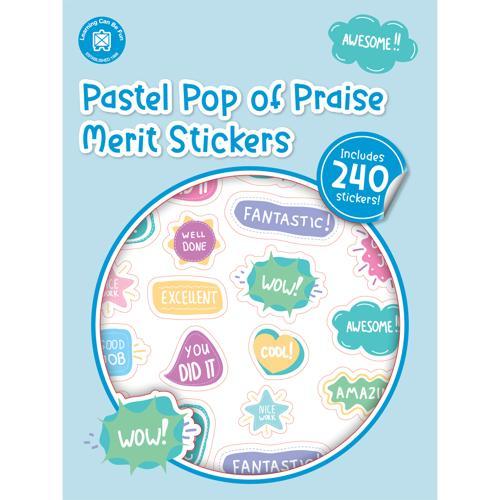 LCBF Pop of Praise Pastel Merit Stickers