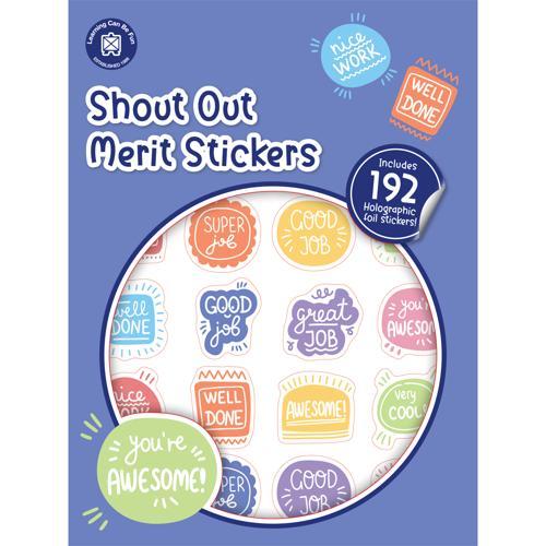 LCBF Shout Out Merit Stickers