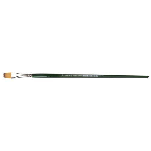 DAS S1068F Synthetic Flat Long Handle Brush #10