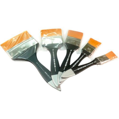 DAS S631 Golden Nylon Flat Brush 100mm