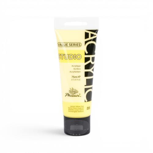 Phoenix Acrylic Paint 75ml Lemon Yellow (215)
