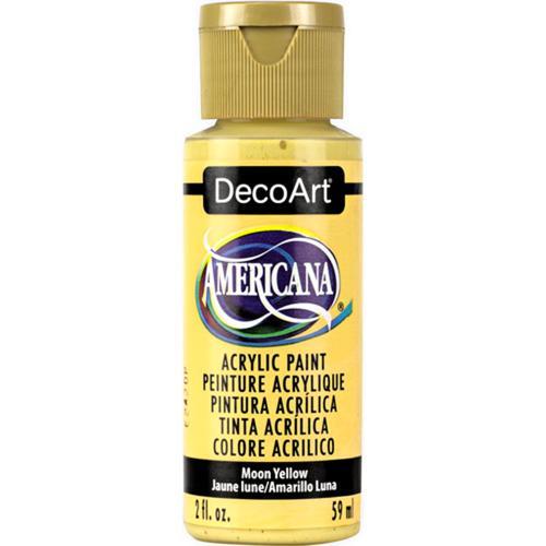 DecoArt Americana Acrylic 59ml (2oz) Moon Yellow