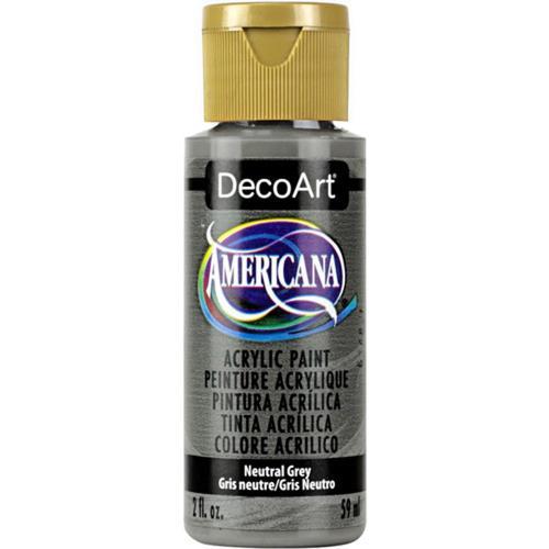 DecoArt Americana Acrylic 59ml (2oz) Neutral Grey