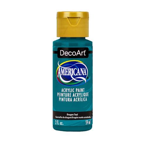 DecoArt Americana Acrylics 59ml (2oz) Dragon Teal
