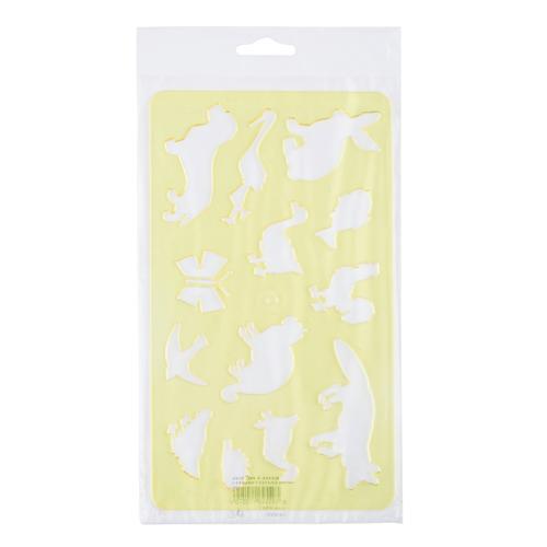 Koh-I-Noor Animal Stencil Template Yellow