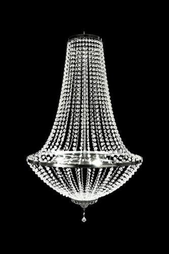 24V LED Chandelier Set of 2 Size 60D × 90cmH - warm white
