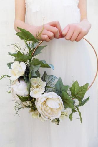 Wedding Flower Ring Set of 10