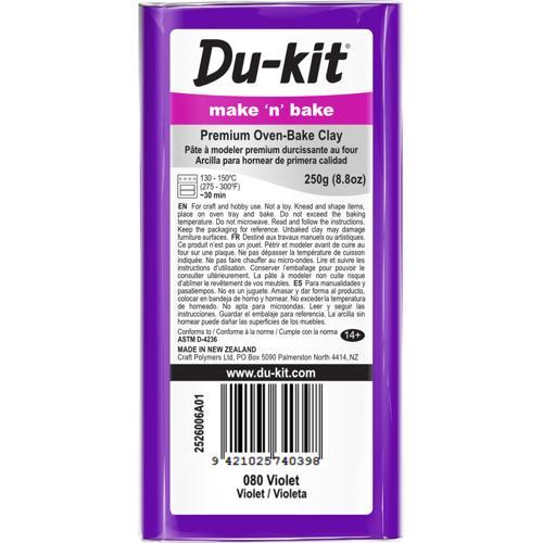 Du-kit Polymer Modelling Clay 250gm Violet