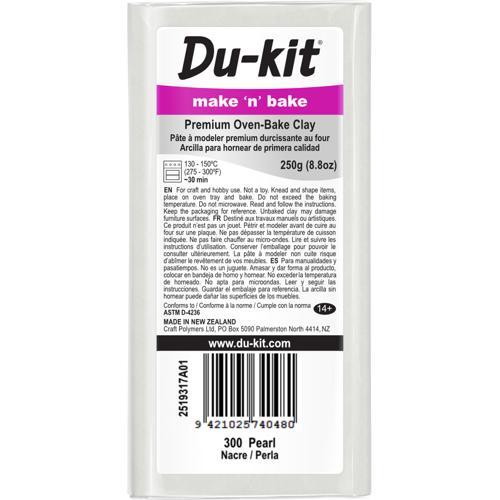 Du-kit Polymer Modelling Clay 250gm Pearl