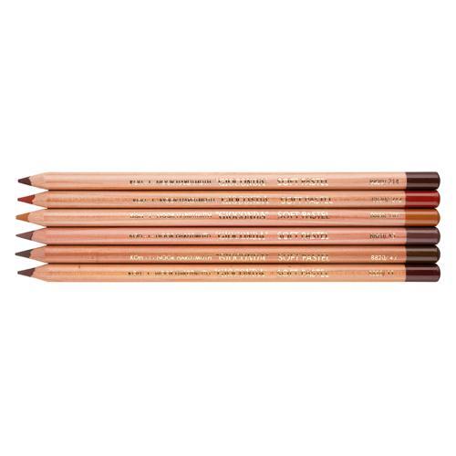 Koh-I-Noor Gioconda Art Earthtone Pencils #882607 6 Pack