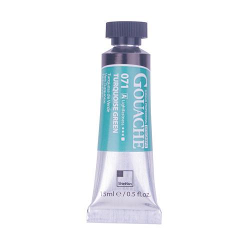 ShinHan Professional Designer Gouache Paint 15ml Turquoise Green 071