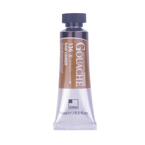 ShinHan Professional Designer Gouache Paint 15ml Raw Umber 136