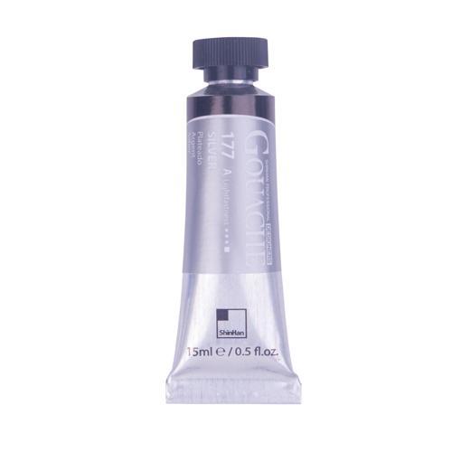 ShinHan Professional Designer Gouache Paint 15ml Silver 177