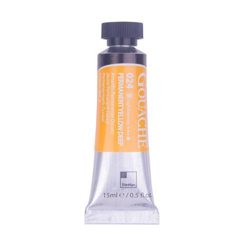 ShinHan Professional Designer Gouache Paint 15ml Permanent Yellow Deep 024