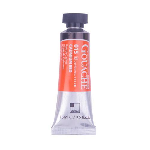 ShinHan Professional Designer Gouache Paint 15ml Cadmium Red 015