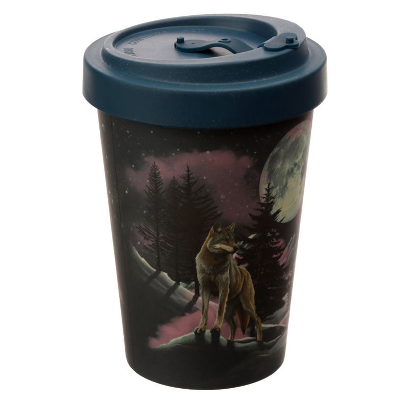 Biodegradable Travel Mug - Wolf (400ml)