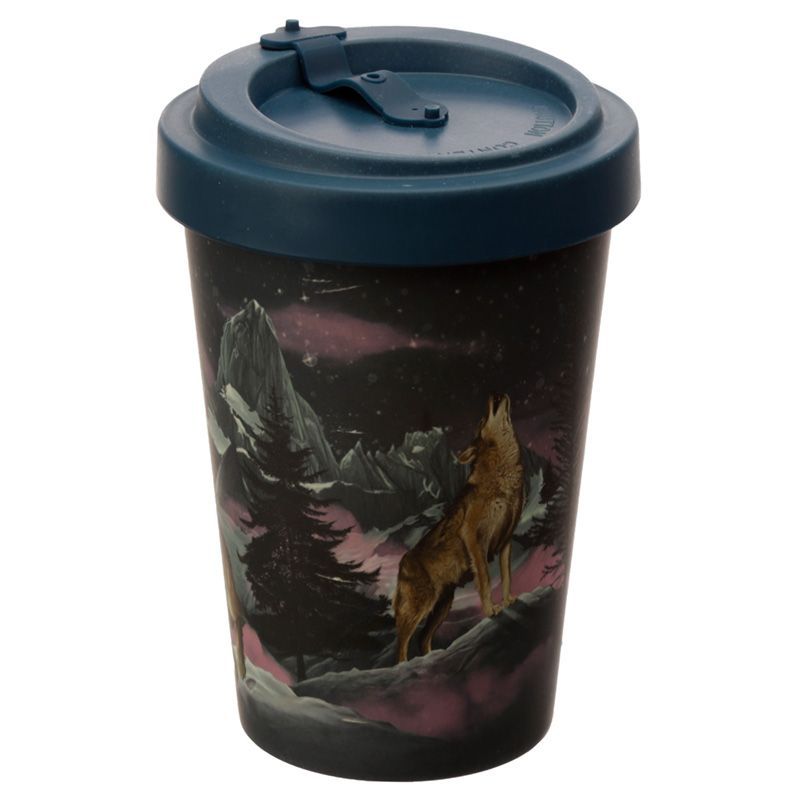 Biodegradable Travel Mug - Wolf (400ml)