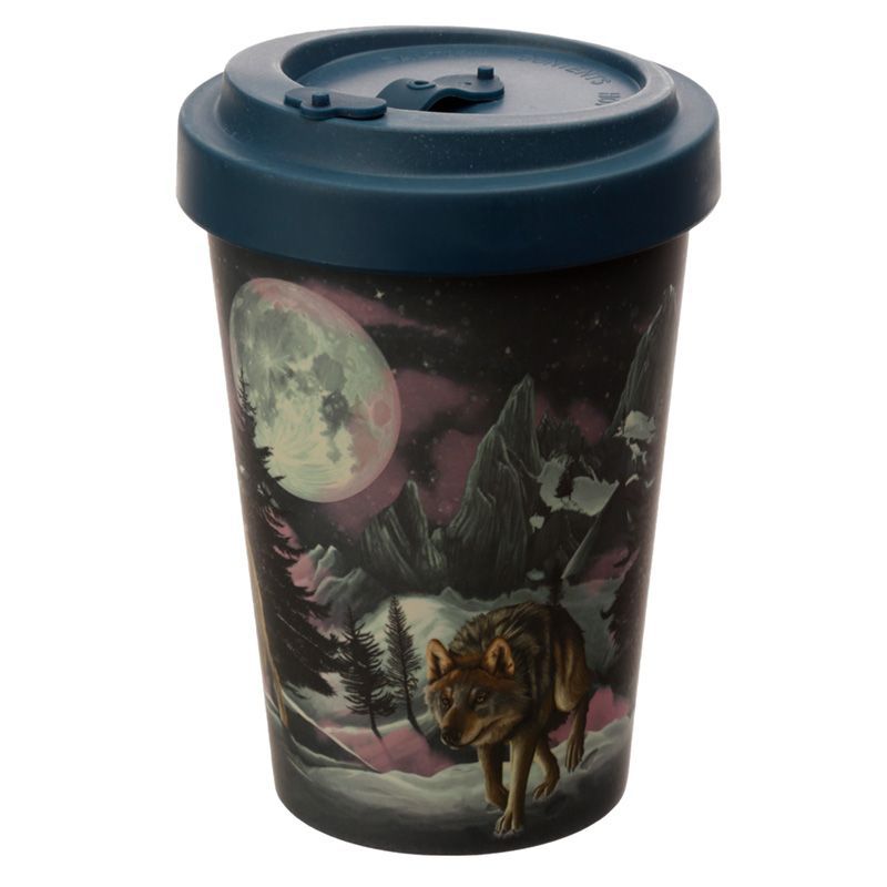Biodegradable Travel Mug - Wolf (400ml)
