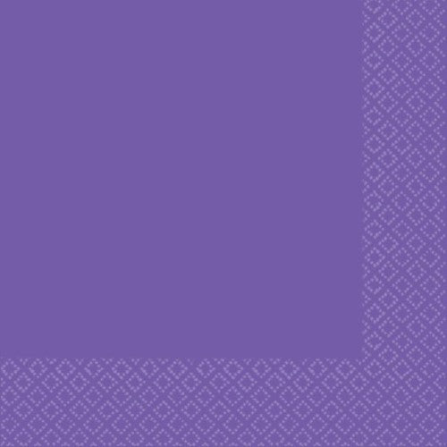 Pack of 40 elegant purple 2-ply beverage napkins, perfect for parties and events, durable and stylish.