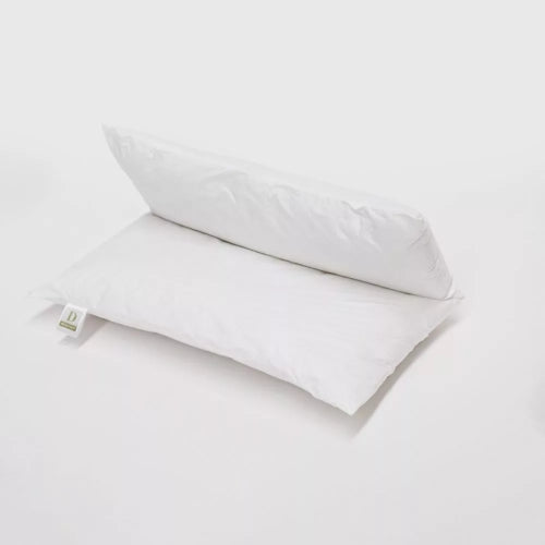 Smart Euro Pillow with hypoallergenic filling, 65x65 cm, transforms from Euro to standard pillow for ultimate comfort.