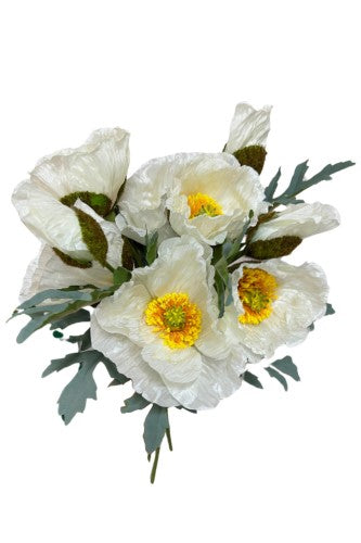 Artificial - Giant Poppy Bunch