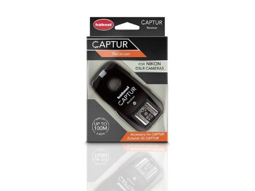 Hahnel Captur Receiver for Nikon, enabling wireless triggering of flashes and lights for enhanced photography.