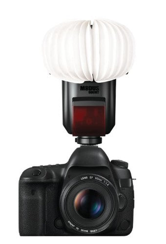 HAHNEL MODULE CREATIVE LANTERN KIT with diffuser and six color filters for versatile, shadow-free photography lighting.