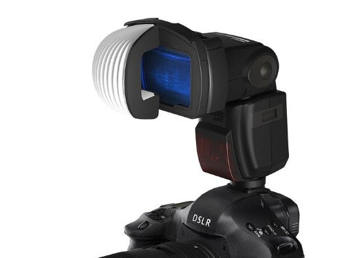 HAHNEL MODULE CREATIVE LANTERN KIT featuring a Lantern Diffuser and 6 color filters for stunning, shadow-free photography.