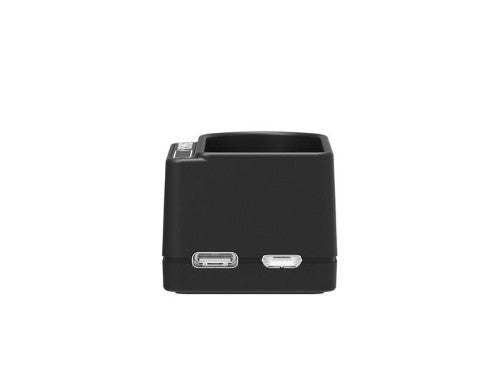 Compact Hahnel Modus MD1 MKII Charger for quick charging via mains, USB, or power bank.