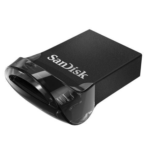 SanDisk Ultra Fit USB 3.1 Flash Drive 32GB with high-speed transfer and compact design for easy storage on-the-go.