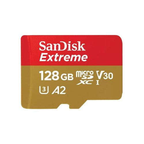 SANDISK EXTREME MICRO SDXC 128GB 190MB/S UHS-I SD ADAPTER