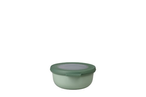 Mepal Cirqula Round 350ml in Nordic Sage, versatile food storage bowl with airtight lid, ideal for meal prep and serving.