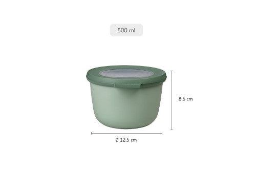 Cirqula Round 500ml Nordic Sage - Mepal
