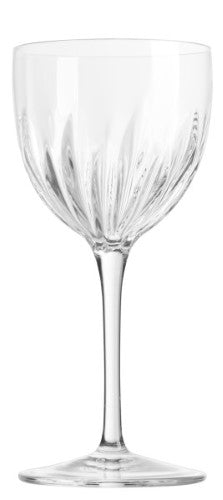 Set of 6 elegant 150ml Mixology Nick & Nora glasses by Luigi Bormioli, crafted from durable lead-free crystal for cocktails.