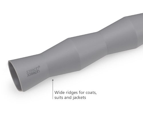 Orderly Suit Rail Spacers by Joseph Joseph for organizing clothes with a zigzag spacing system for neat hanging.
