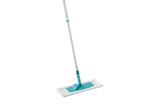 Leifheit Floor Wiper Classic XL Telescope with microfibre cover, 42 cm wide for efficient floor cleaning and adjustable handle.
