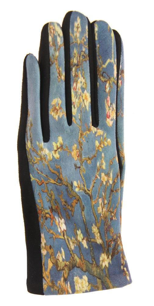 Fashion Gloves - Printed Glove Flowers - GL064 - Set of 2