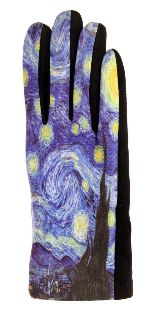 Fashion Gloves - Printed Glove Starry Night - GL065 - Set of 2