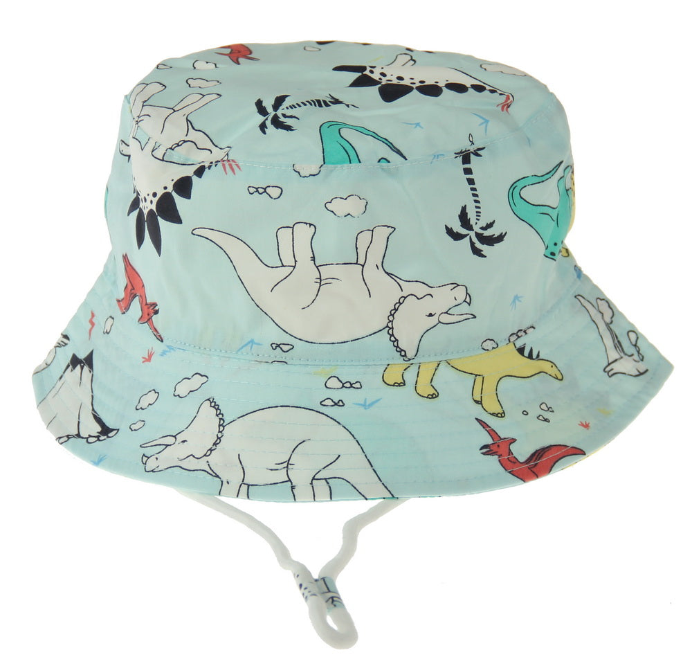 Childrens Hat - Dinosaur Kids Bucket Hat 50cm - 50CM - Set of 2