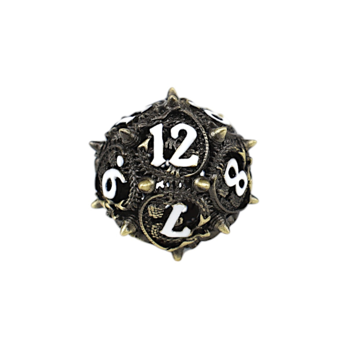 LPG Dice Xeno Hollow Dice Set Tarnished Gold