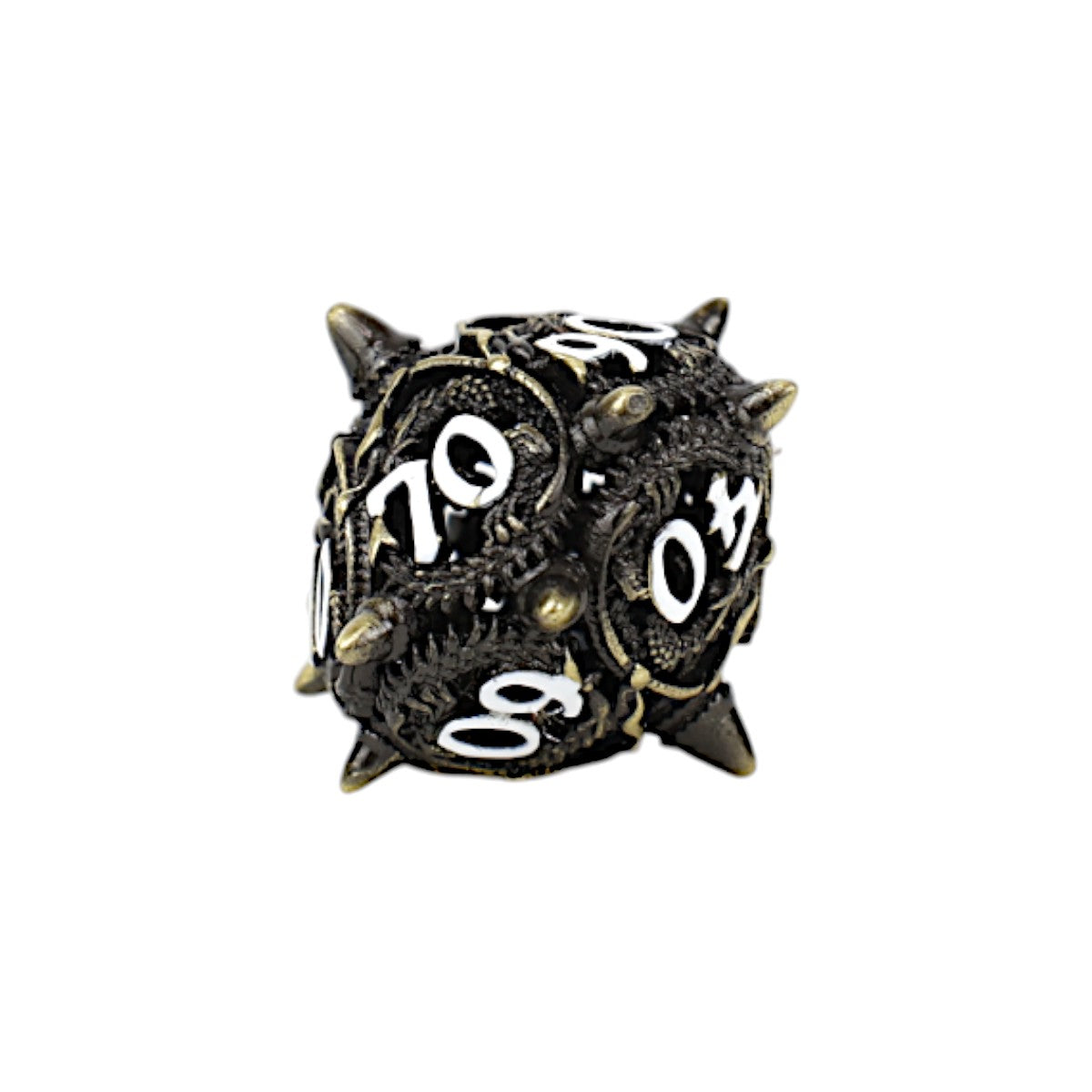 LPG Dice Xeno Hollow Dice Set Tarnished Gold