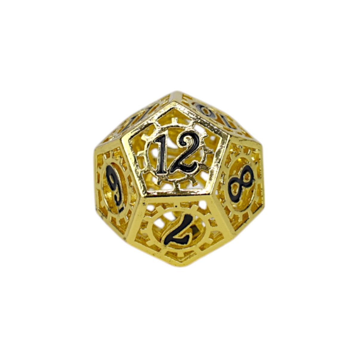 LPG Dice Clockwork Sun Dice Set Black/Gold