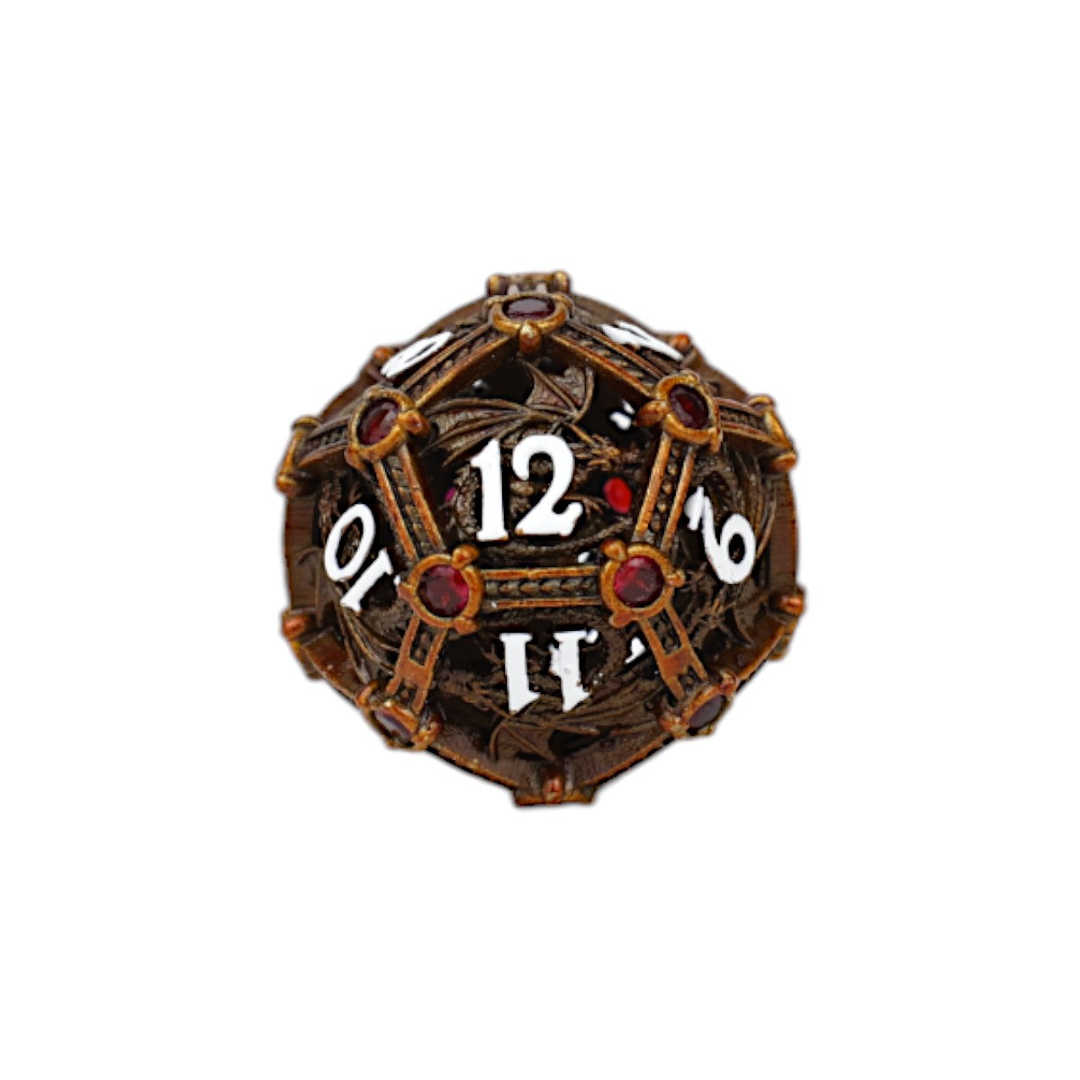 LPG Dice Hoard Guardian Dice Set Gold/Red
