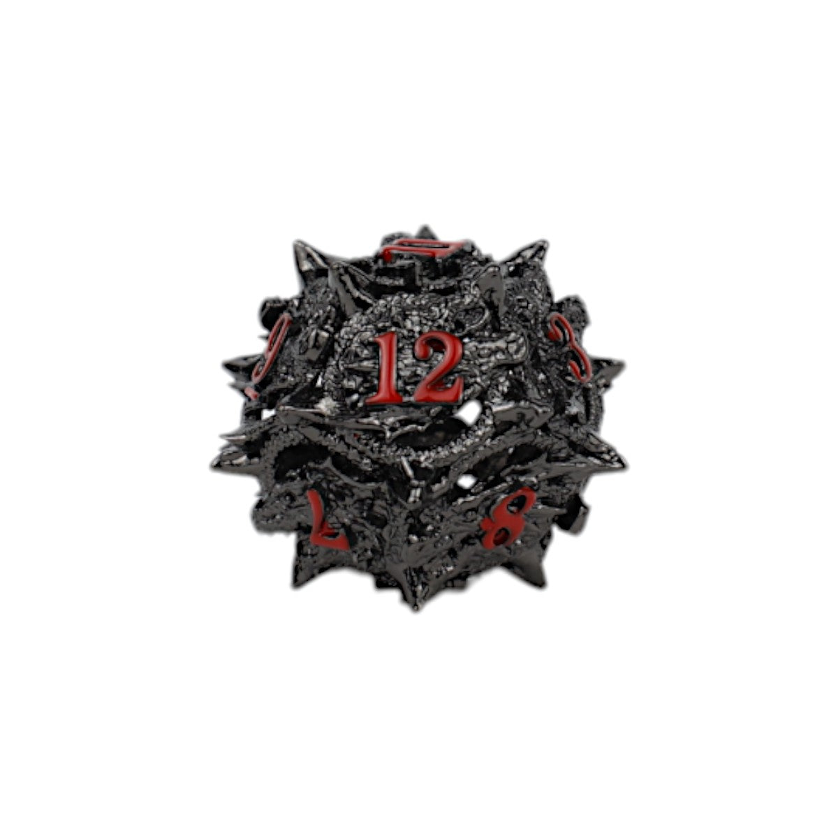 LPG Dice Dragon Rage Dice Set Black/Red